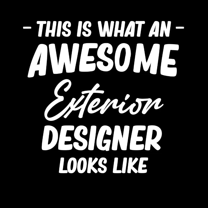 So Sieht Ein Großartiger Exterieur-designer Aus
