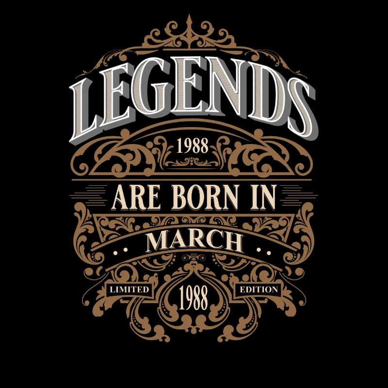 1988 Mars Naissance Anniversaire Année de naissance