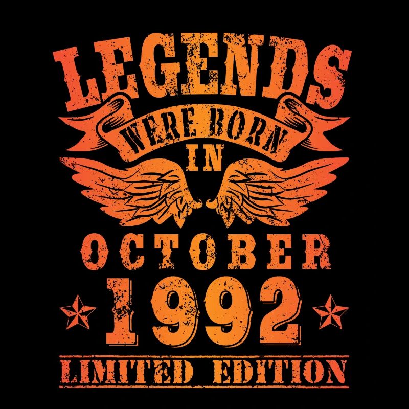 Legends sont nés en Octobre 1992 Anniversaire