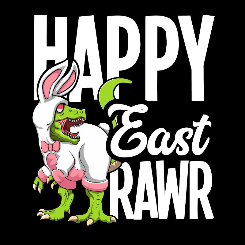 Frohe Ostern Dinosaurier Hasenkostüm Kinder