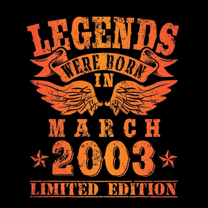 Legends sont nées en mars 2003 Anniversaire