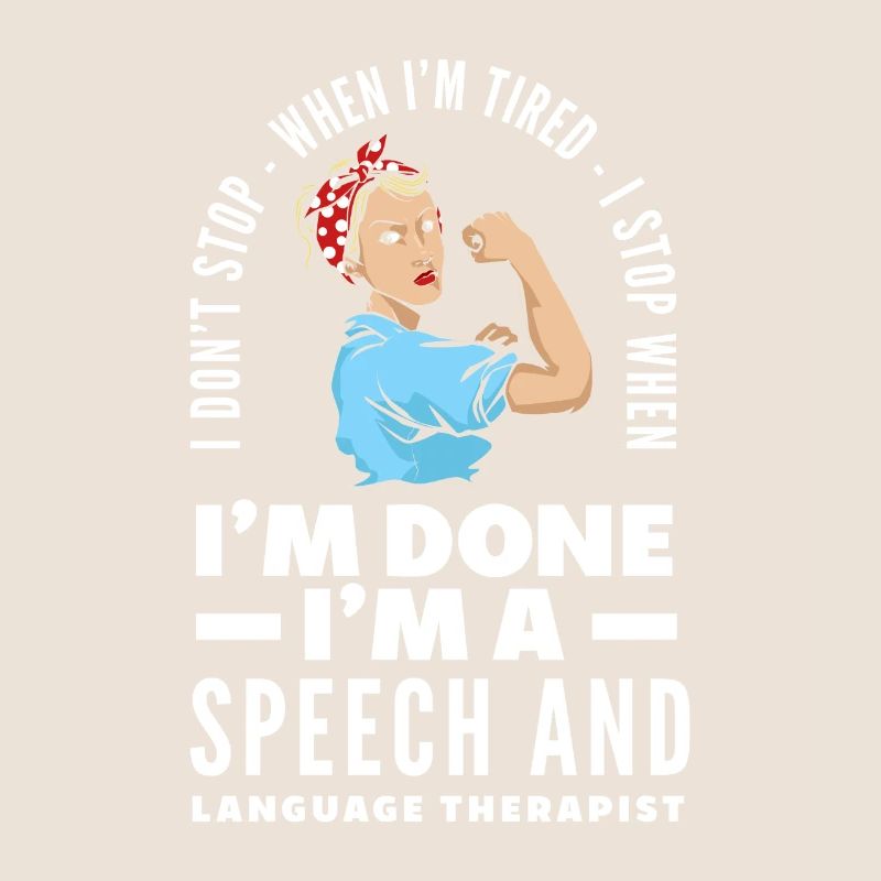 Speech therapist, speech therapist, speech therapist