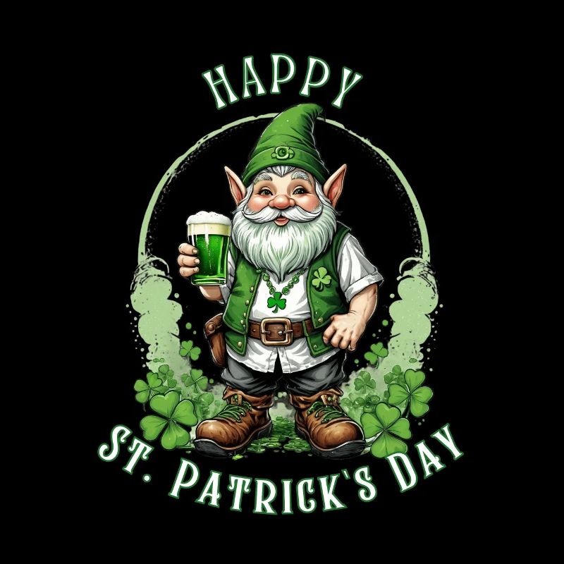 Leprechaun de la Saint-Patrick I Bière verte I