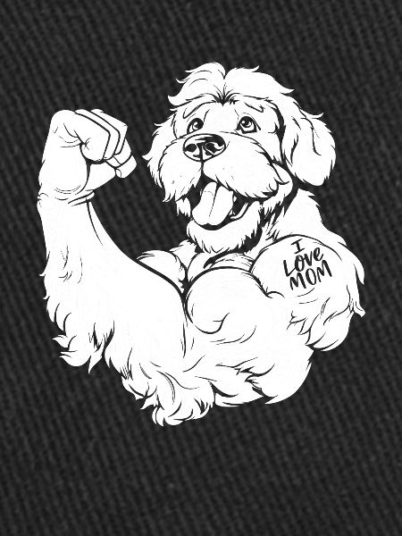 Golden Doodle J’aime Maman