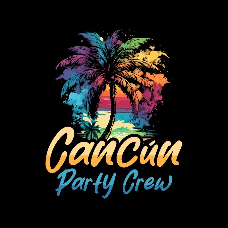 Vacances de l’équipage de fête à Cancun