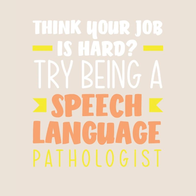 Speech therapist, speech therapist, speech therapist