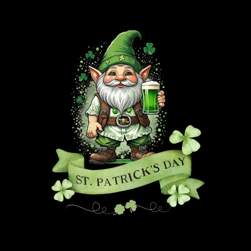 Leprechaun de la Saint-Patrick I Bière verte I