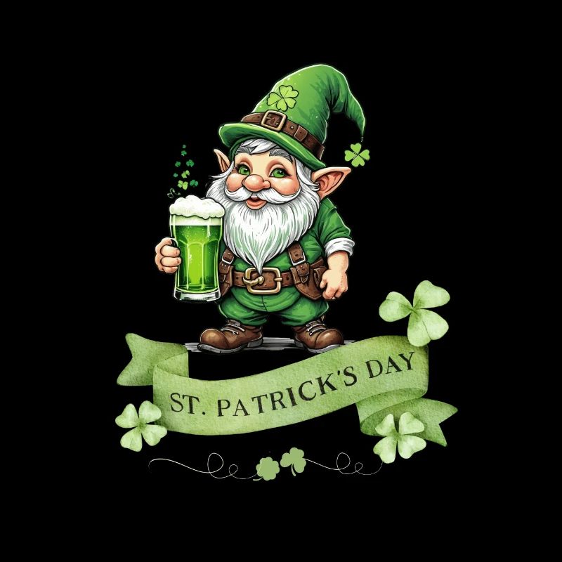 Leprechaun de la Saint-Patrick I Bière verte I