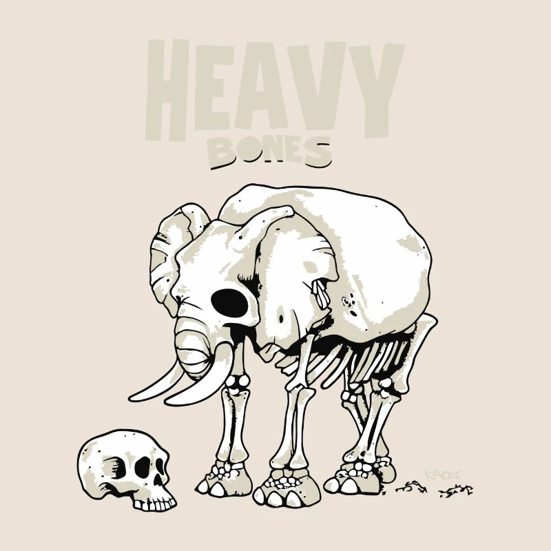 Os lourds : Crâne d’éléphant