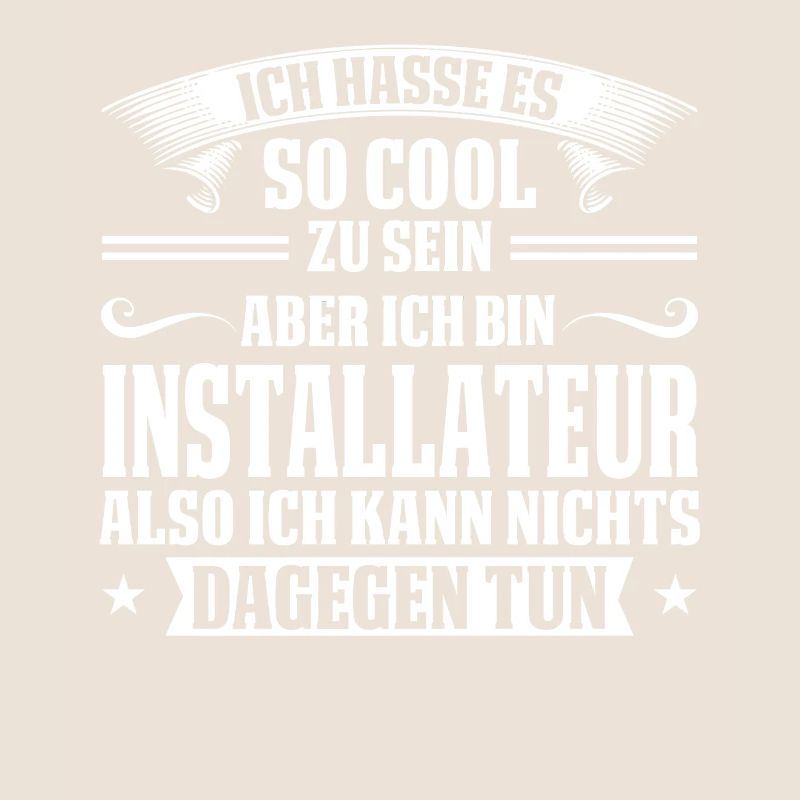 Installateur Beruf Installateure Geschenk