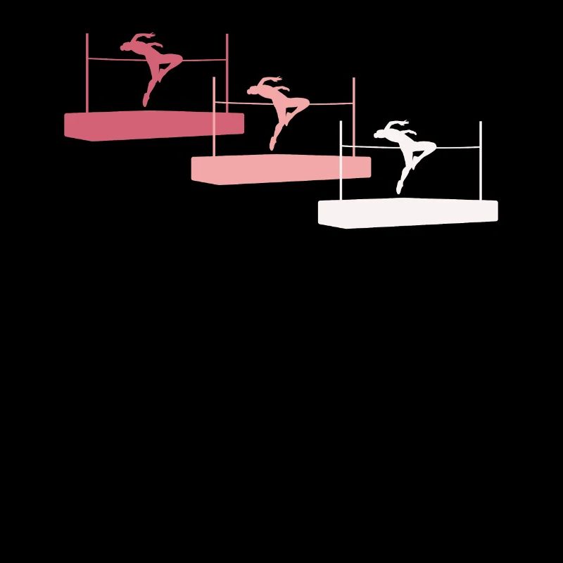 Colorful High Jump Figures