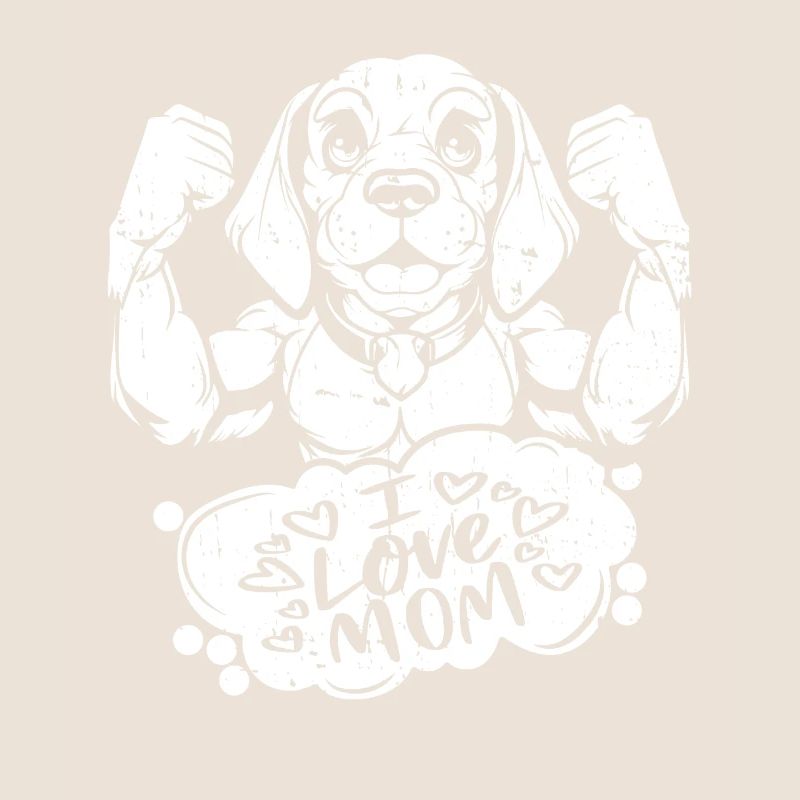Beagle J’aime papa