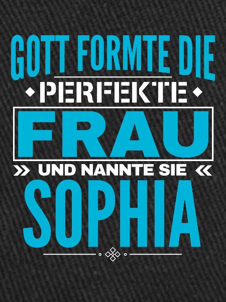Conception de nom de Sophia
