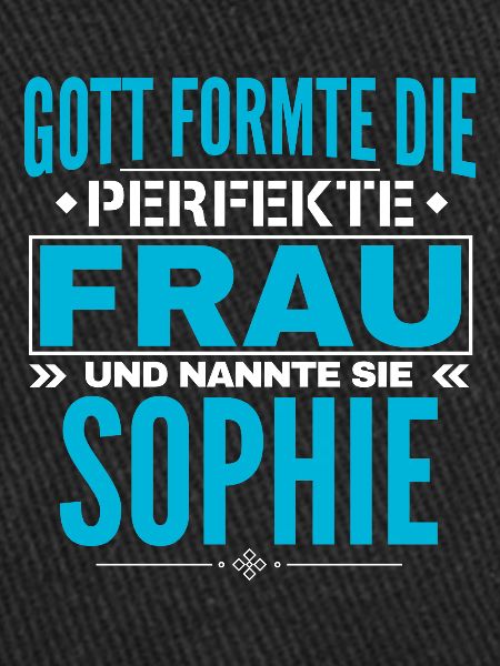 Conception de prénom Sophie