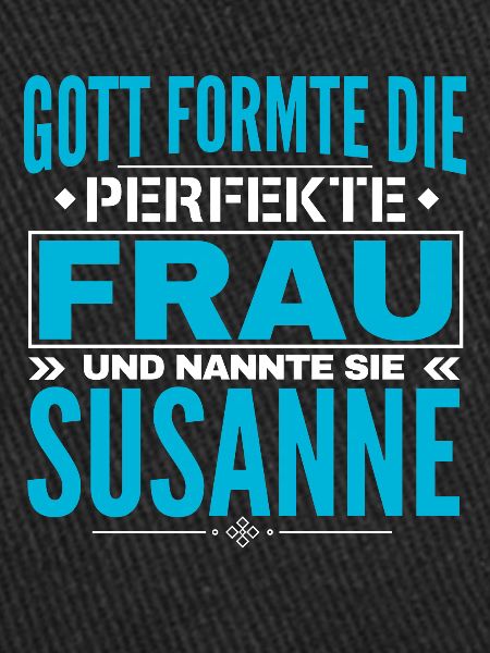Conception de nom de Susanne