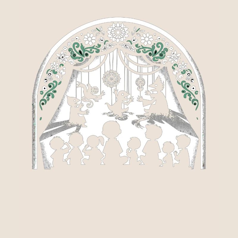 Puppet Mastery Shadow Play Bauchredner-geschenk