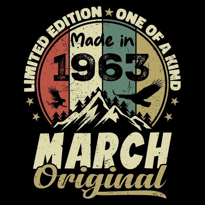 Cadeau D'anniversaire Mars 1963 Édition Limitée