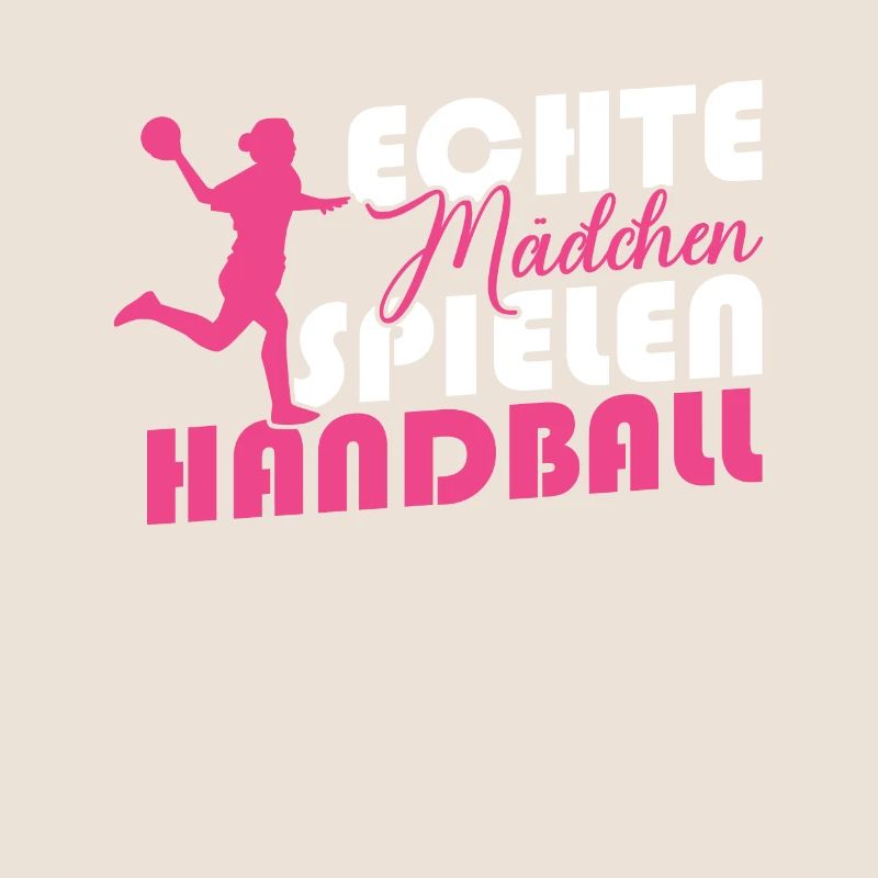 Echte Mädchen spielen Handball