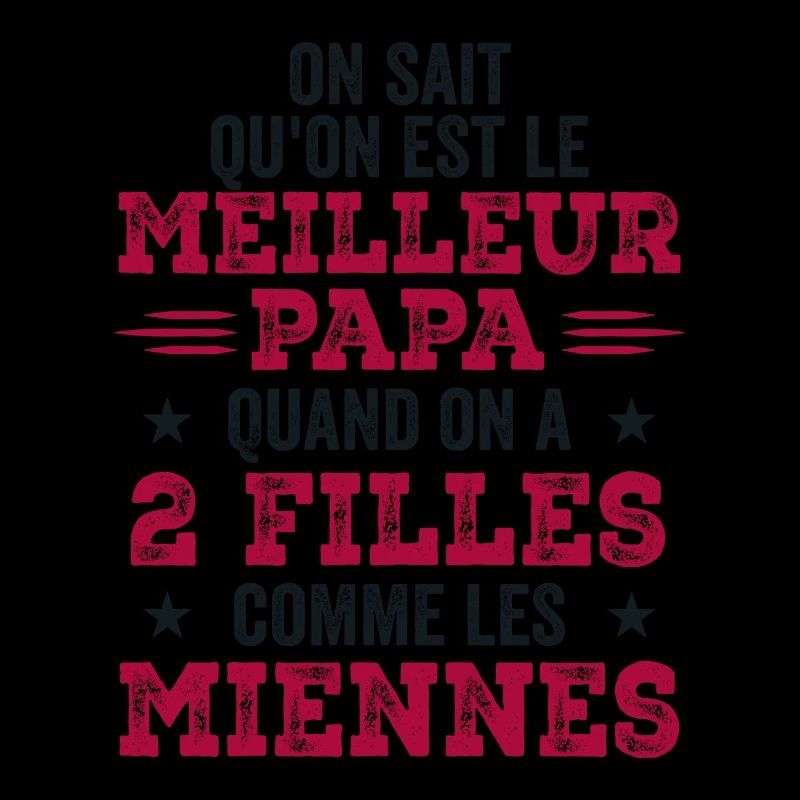 Meilleur Papa de Deux Filles