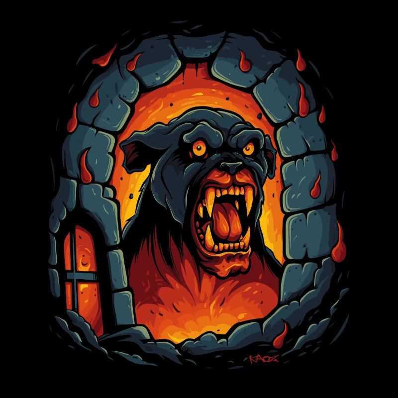 Hellhound, the Hound of Hell's Dungeon