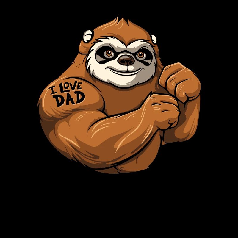 Sloth I Love Dad