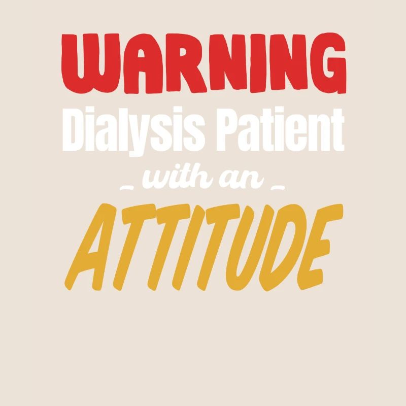 Warnung Dialysepatient Mit Einer Einstellung