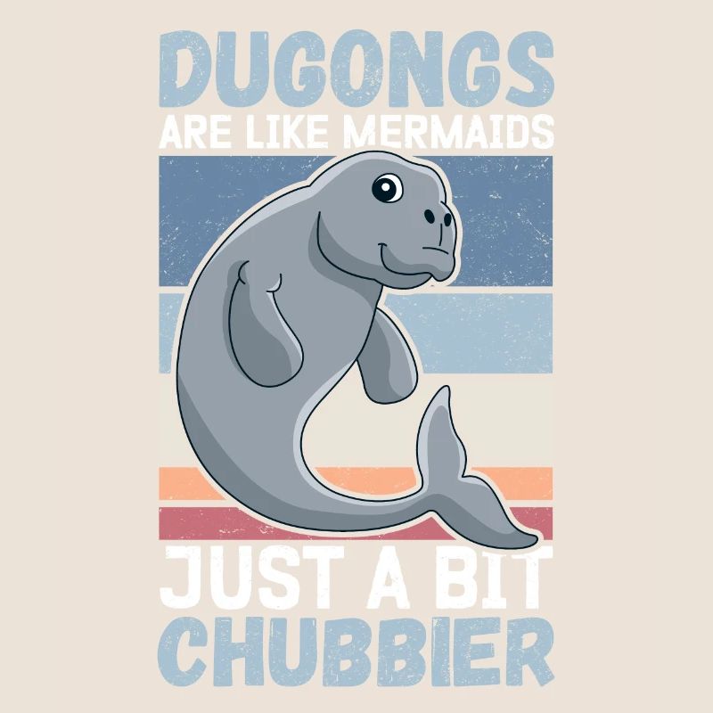 Dugong Pig Forktail Manatee Gift