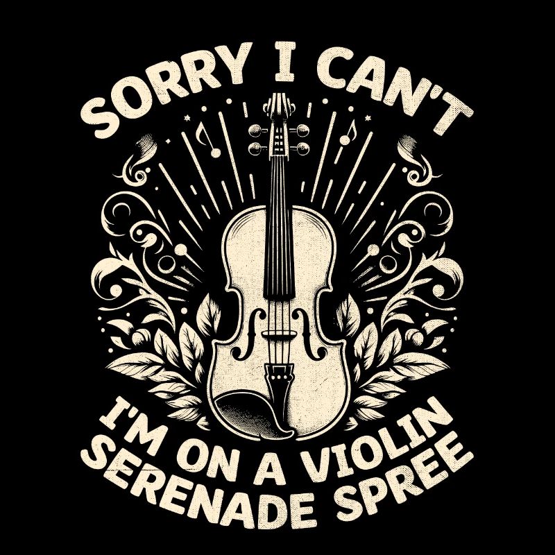 Sorry I Can't I'm On A Violin Serenade Spree Violi