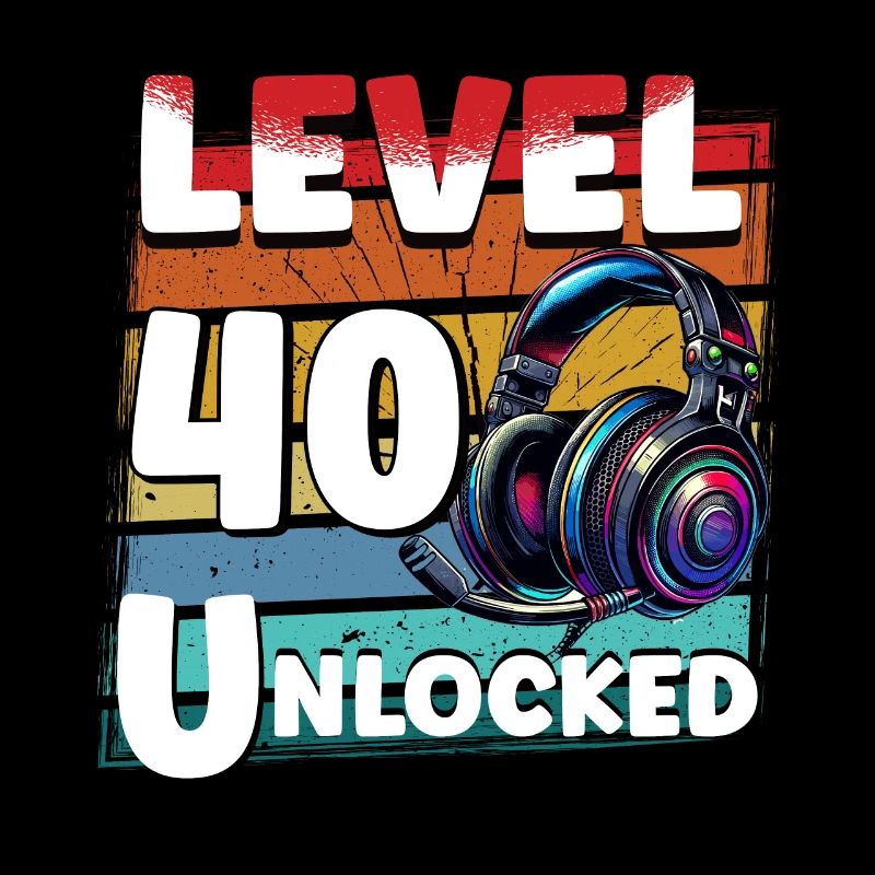 Gaming Geburtstag Level 40 freigeschaltet Zocker