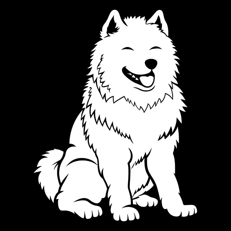 Humour Chien Samoyède