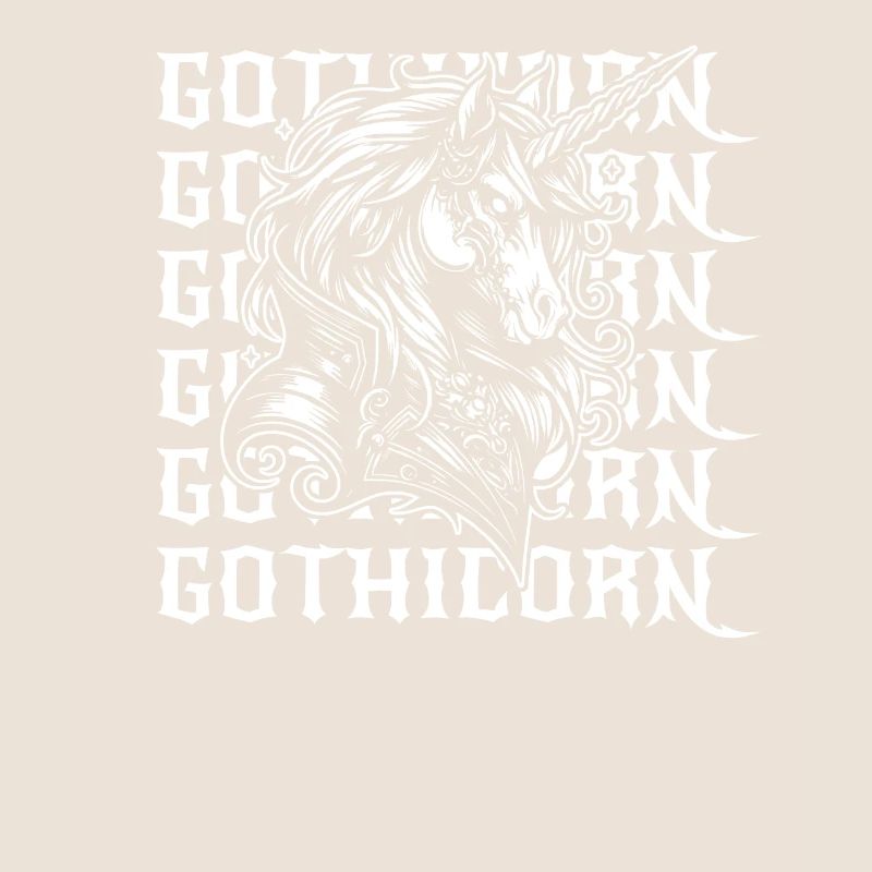 Gothic Einhorn Gothicorn