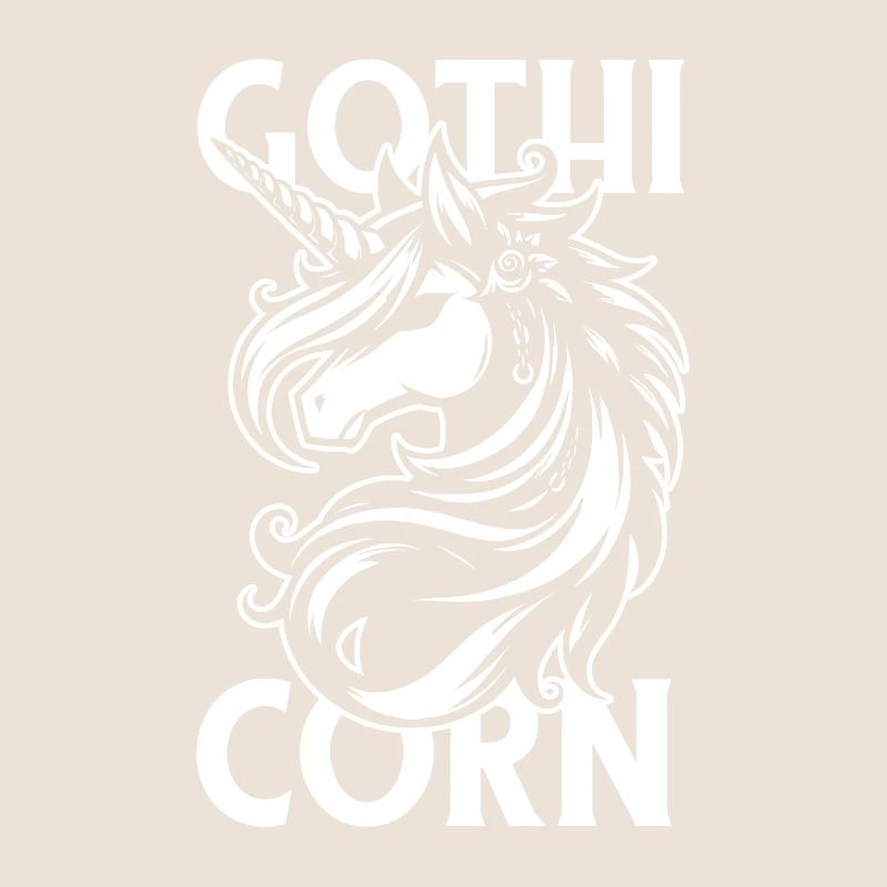 Gothic Einhorn Gothicorn