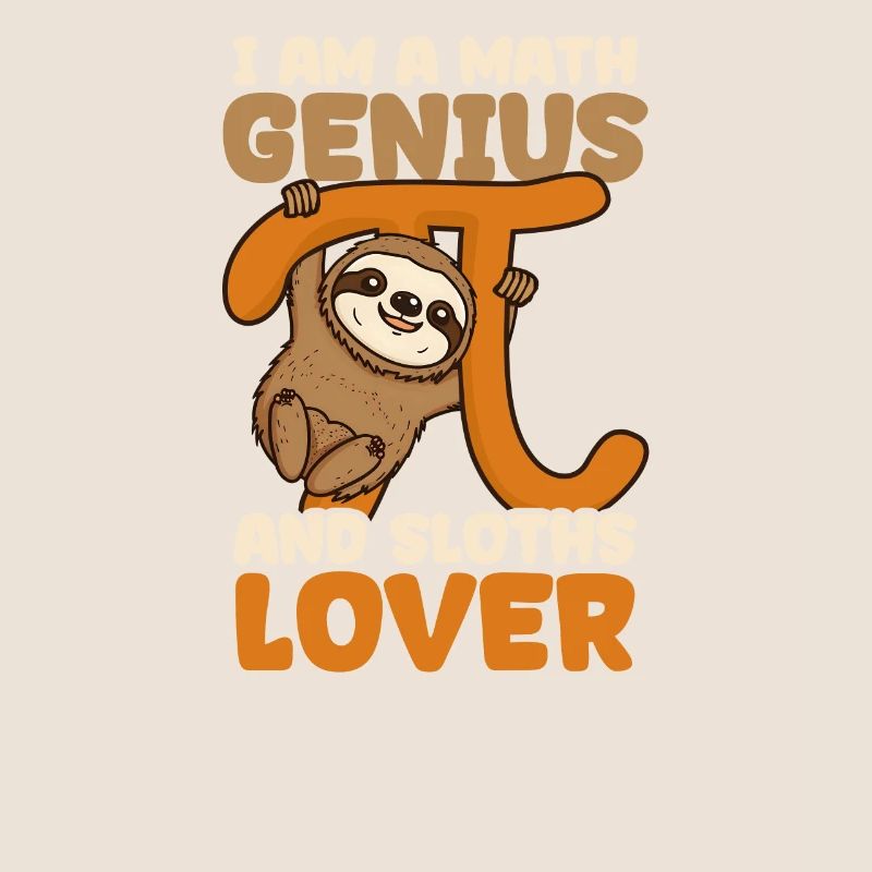 Pi Day Math Genius Et Maths Lover Paresseux