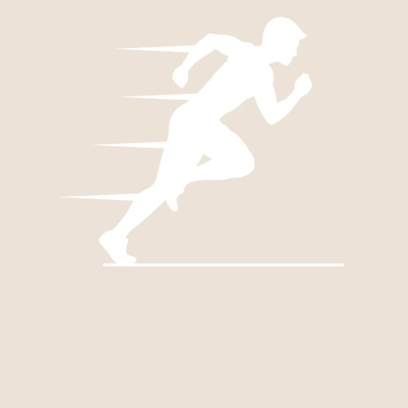 Schneller Sprinter Dynamik Leichtathletik