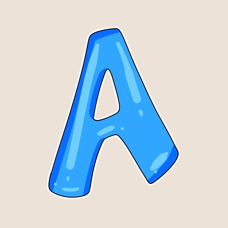 Buchstabe A Anfangsbuchstabe