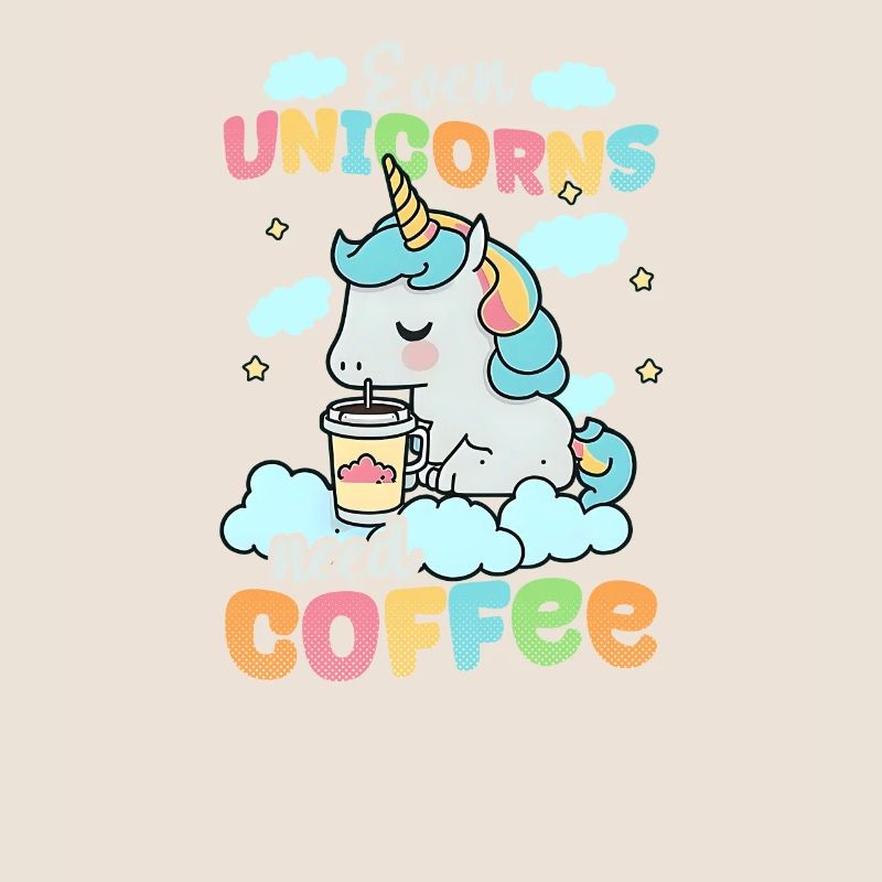Einhorn Auch Einhörner brauchen Kaffee