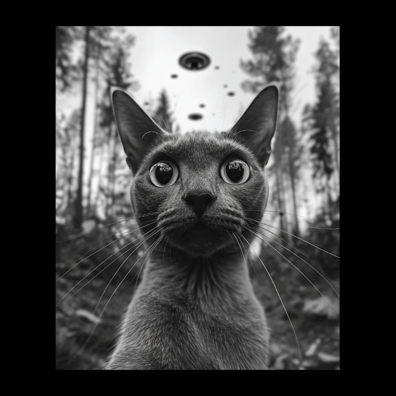alienCat - Alien Selfie Burmese UFO