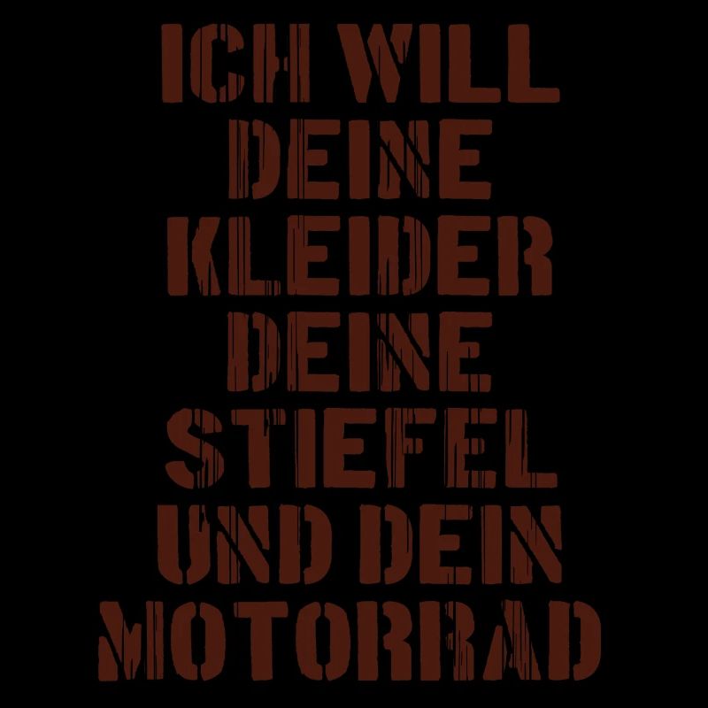 Dresses - Boots - Motorcycle Saying