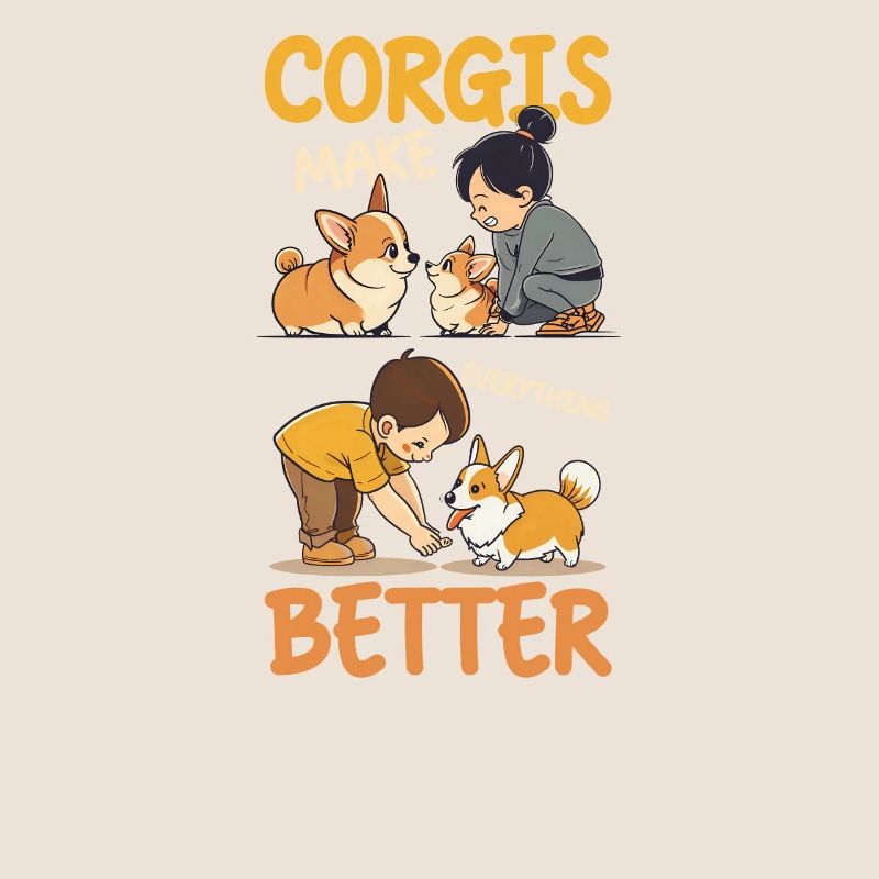 Corgi Mom Dad Corgis Make Everything Better
