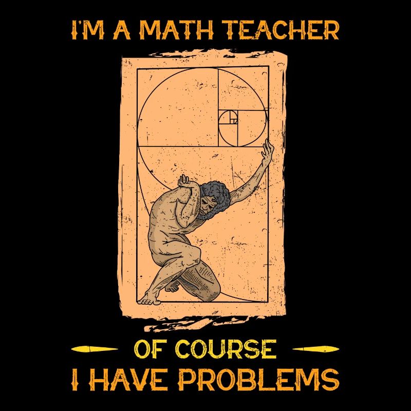 Mathe Lehrer Fibonacci Goldener Schnitt Kunst