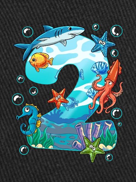 2e anniversaire créatures marines