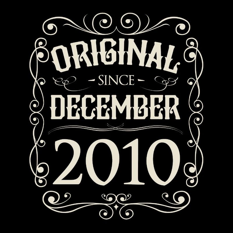 Vintage - Original since Dezember 2010 Geburtstag