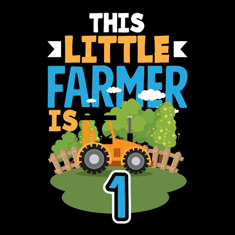 1. Geburtstag Traktor 1 Jahr Geburtstagsshirt