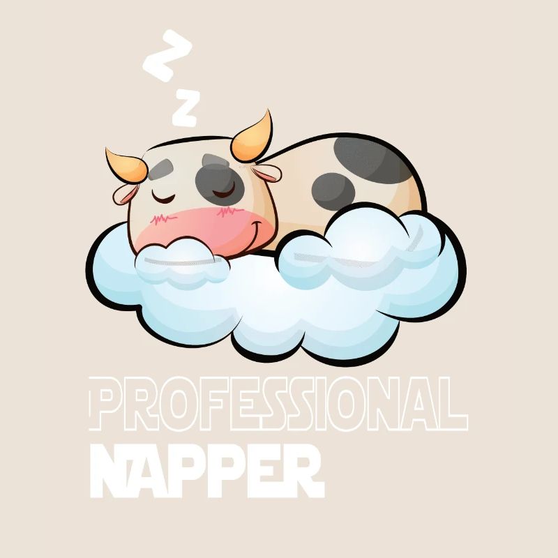 Professinonal Napper Vache Dormir Lève Tard