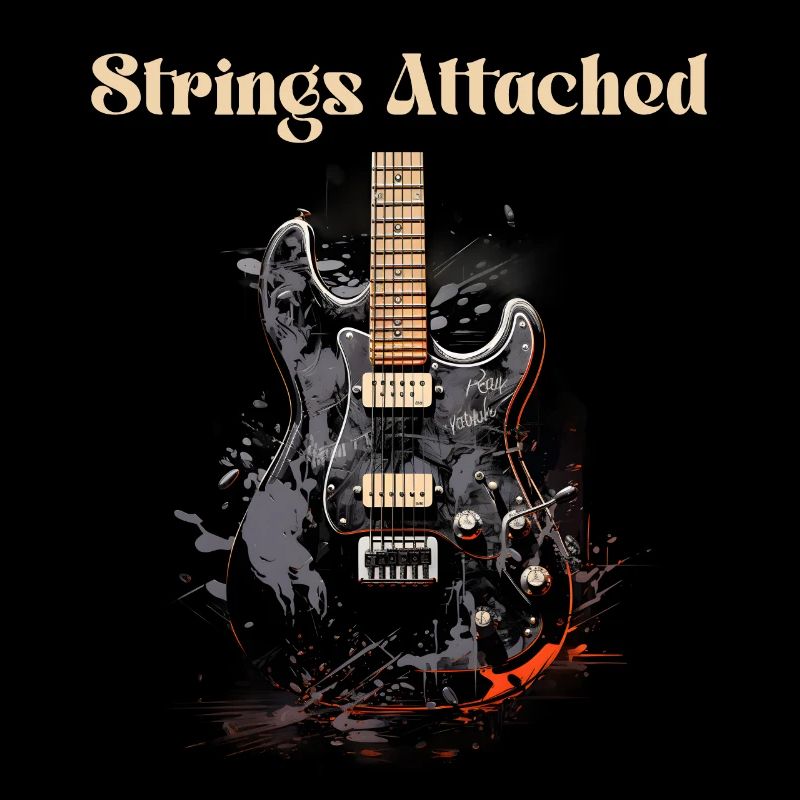 Strings Attached Funny Quote Guitar Teacher