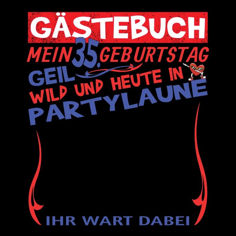 35. Geburtstag Mann und Frau Gästebuch