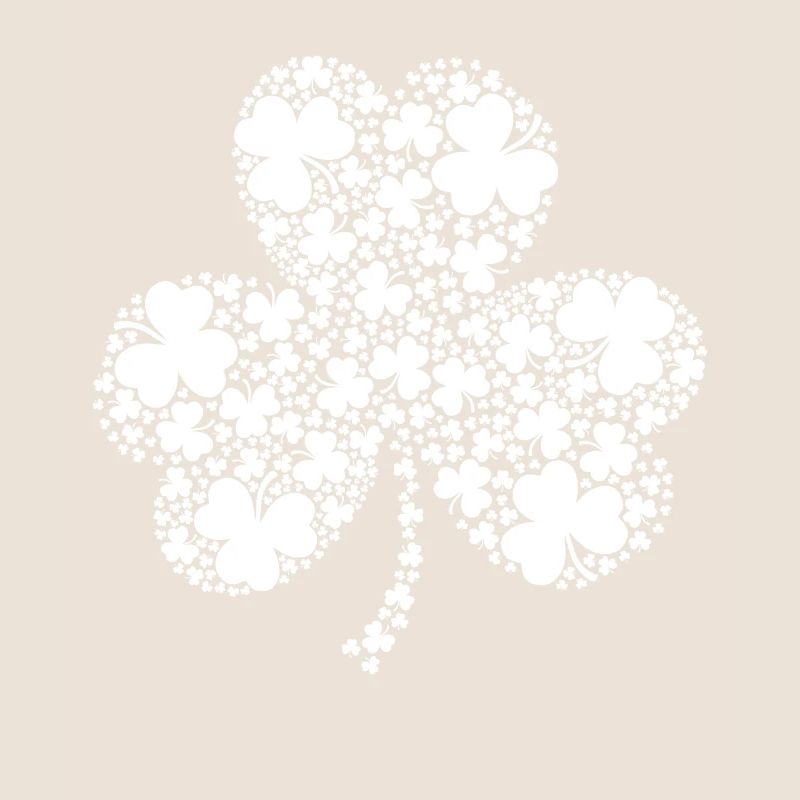 Trèfle blanc en fleurs