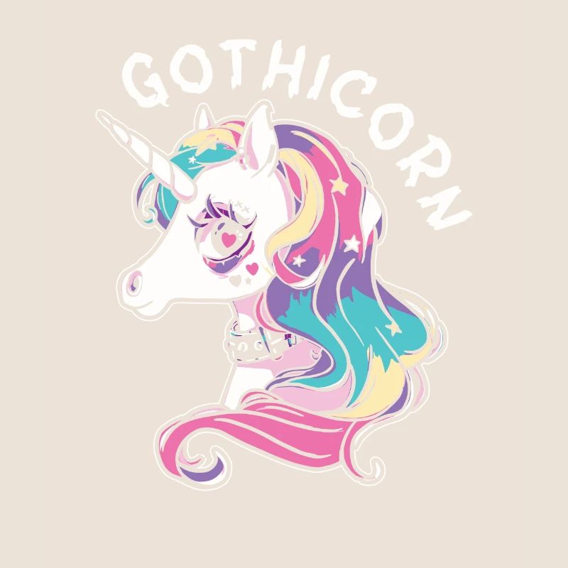 Gothic Einhorn Gothicorn