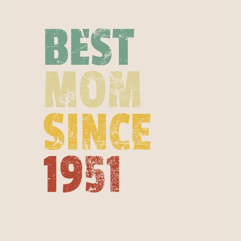 Beste Mutter seit 1951 Muttertags-Slogan-Zitat