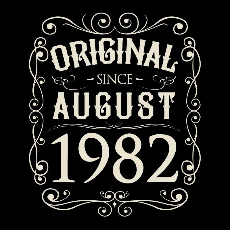 Vintage - Original since August 1982 Geburtstag